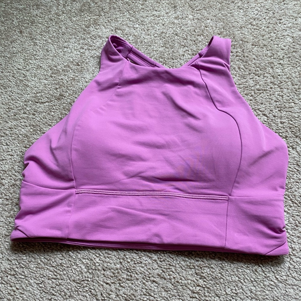 Lululemon Free to be Serene High Neck Longline bra- size 8